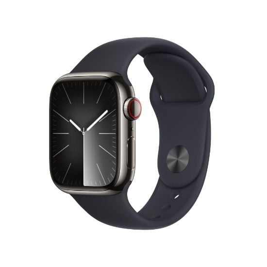 Apple Watch Series 9 LTE 45mm viền thép dây cao su - Chính hãng VN/A