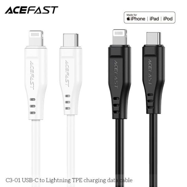 Cáp ACEFAST Type C to Lightning (1.2m) – C3-01