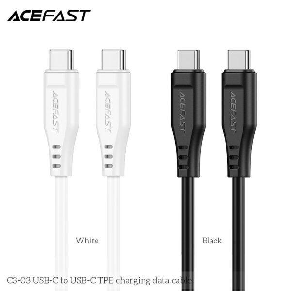 Cáp ACEFAST Type C to Type C (1.2m) – C3-03