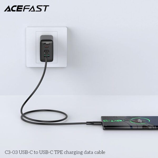 Cáp ACEFAST Type C to Type C (1.2m) – C3-03