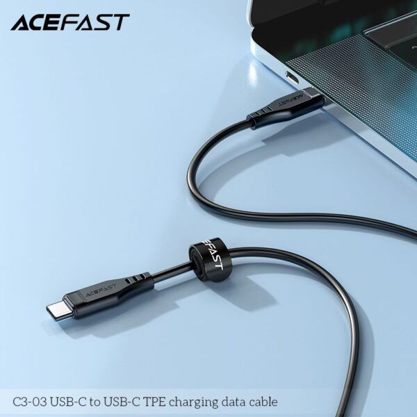 Cáp ACEFAST Type C to Type C (1.2m) – C3-03