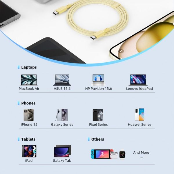 Cáp Innostyle Powernova USB-C to USB-C 1.5M 60W – ICC150