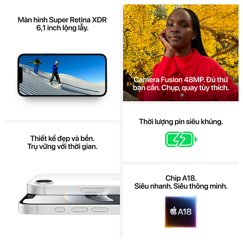iPhone 16e 128GB - Máy Mới