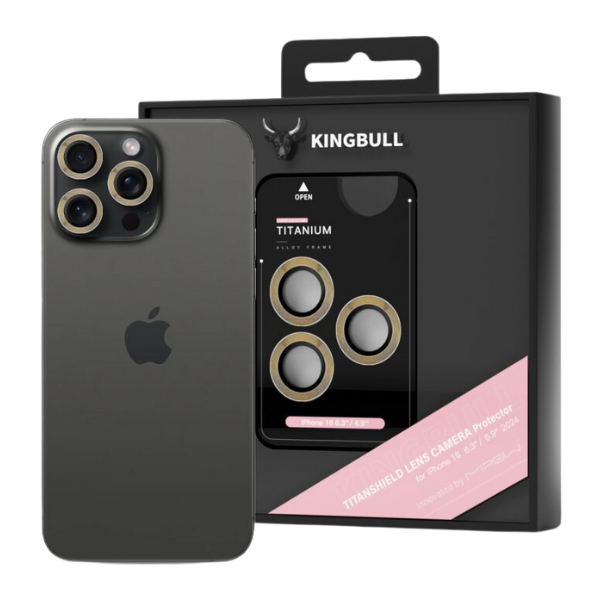 Lens camera iPhone 16 Pro / 16 Pro Max Mipow Kingbull Titanshield Protector BJ16B