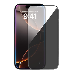 Kính cường lực chống nhìn trộm iPhone 16 Pro Max Mipow Kingbull HD Anti-Spy Premium Silk BJ608-BK