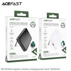 Sạc Dự Phòng ACEFAST M6-10.000mAh PD20W with Magsafe Màu Trắng