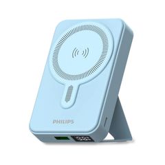 Sạc dự phòng Magnetic có chân chống Philips DLP9859 10,000mAh màu Xanh