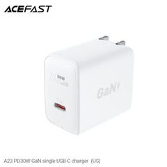 Củ sạc ACEFAST GaN PD3.0 30W 1 cổng USB-C (US) – A23