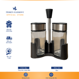  Bộ đựng gia vị thủy tinh 