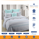  Bộ drap, áo gối kèm mền chần Cotton tổng hợp Diana Aspen 