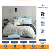 Bộ drap, áo gối kèm mền chần Cotton tổng hợp Novelle Home Pure Cotton 