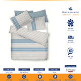  Bộ drap, áo gối kèm mền chần Micro Satin Novelle Home Urban Westin Stripe 