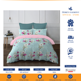  Bộ drap, áo gối kèm mền chần Micro Satin Novelle Home Donna 