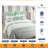  Bộ drap, áo gối kèm mền chần Cotton tổng hợp Diana Aspen 
