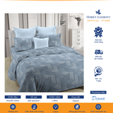  Bộ drap, áo gối kèm mền chần Cotton tổng hợp Diana Aspen 