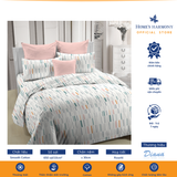  Bộ drap, áo gối kèm mền chần Cotton tổng hợp Diana Aspen 