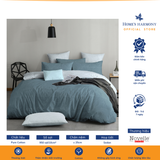  Bộ drap, áo gối kèm mền chần Cotton tổng hợp Novelle Home Pure Cotton 