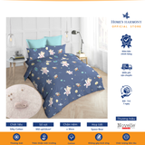  Bộ drap, áo gối kèm mền chần Cotton tổng hợp Novelle Home Silky Cotton 