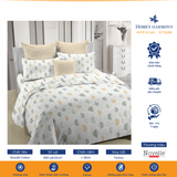  Bộ drap, áo gối kèm mền chần Cotton tổng hợp Novelle Home Otis 