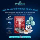  Thức Ăn Ướt - Pramy - Duy Trì Sức Khoẻ & Chậm Lão Hoá - Dạng Thạch Vị Cá Ngừ & Cá Hồi - cho Mèo già - Túi 70g 