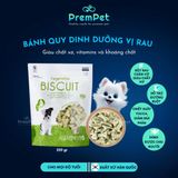  Bánh Thưởng - Bow Wow - Bổ Sung Chất Xơ - Vị Rau Chân Vịt - cho Chó - Túi 220g 