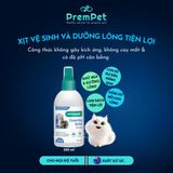  Xịt Vệ Sinh - Aristopet - Làm Sạch Và Dưỡng Lông Tiện Lợi - cho Mèo - Chai 250ml 