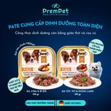  Pate - Burp - Cung Cấp Dinh Dưỡng Toàn Diện - Từ Thịt & Rau Củ - cho Chó - Hộp 100g 