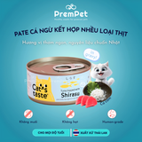  Pate - Cat's Taste - Vị Cá Ngừ Kết Hợp Nhiều Loại Thịt - cho Mèo - Hộp 85g 