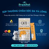  Súp Thưởng - Cate - Chăm Sóc Da & Lông - Vị Cá Ngừ & Collagen - cho Mèo - Thanh/Túi 