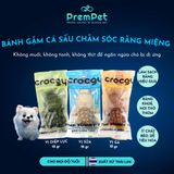  Bánh Gặm Hình Cá Sấu - Crocgy - Chăm Sóc Răng Miệng - Vị Sữa/Gà/Diệp lục - cho Chó - Bánh 18g 