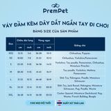  Váy Đầm kèm Dây Dắt - DoggyDolly - Ngắn Tay Đi Chơi - cho Chó nhỏ - Size S M L - Màu Vàng Nhạt 