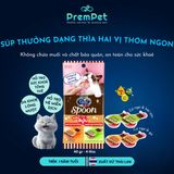  Súp Thưởng - Ginno - Vị Cá Ngừ với Thịt Gà & Cá Ngừ với Hải Sản- cho Mèo - Dạng Thìa (10gr/thìa, 4 thìa) 