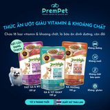  Thức Ăn Ướt - JerHigh - Bổ Sung Vitamin & Khoáng Chất - Dạng Thạch Vị Gà/Bò/Vịt - cho Chó - Túi 130g 