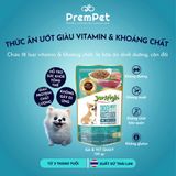  Thức Ăn Ướt - JerHigh - Bổ Sung Vitamin & Khoáng Chất - Dạng Thạch Vị Gà/Bò/Vịt - cho Chó - Túi 130g 