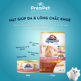  Thức Ăn Hạt - Kaniva - Giúp Da Lông Khỏe Mạnh - Vị Gà & Cá Hồi - cho Mèo Mẹ & Mèo Con - Túi 370g 
