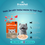  Thức Ăn Ướt - Lifemate - Kết Hợp Từ Các Loại Thịt Cá và Hải Sản - cho Mèo - Túi 60/70g 