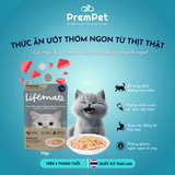  Thức Ăn Ướt - Lifemate - Kết Hợp Từ Các Loại Thịt Cá và Hải Sản - cho Mèo - Túi 60/70g 