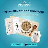  Súp Thưởng - Natural Core - Vị Cá Hồi & Cá Ngừ - cho Mèo - Dạng Gói Đôi 80g (40gx2) 