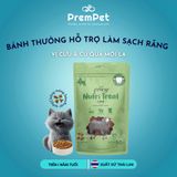  Bánh Thưởng - Pramy - Giúp Làm Sạch Răng & Bổ Sung Dinh Dưỡng - Nhiều Vị - cho Mèo - Túi 50g 