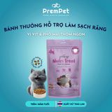  Bánh Thưởng - Pramy - Giúp Làm Sạch Răng & Bổ Sung Dinh Dưỡng - Nhiều Vị - cho Mèo - Túi 50g 