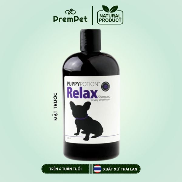  Dầu Gội - PuppyPotion Relax - Hương Hoa Cúc Xanh Đức - Mang Lại Cảm Giác Thư Giãn - cho Chó - Chai 500ml [NATURAL] 