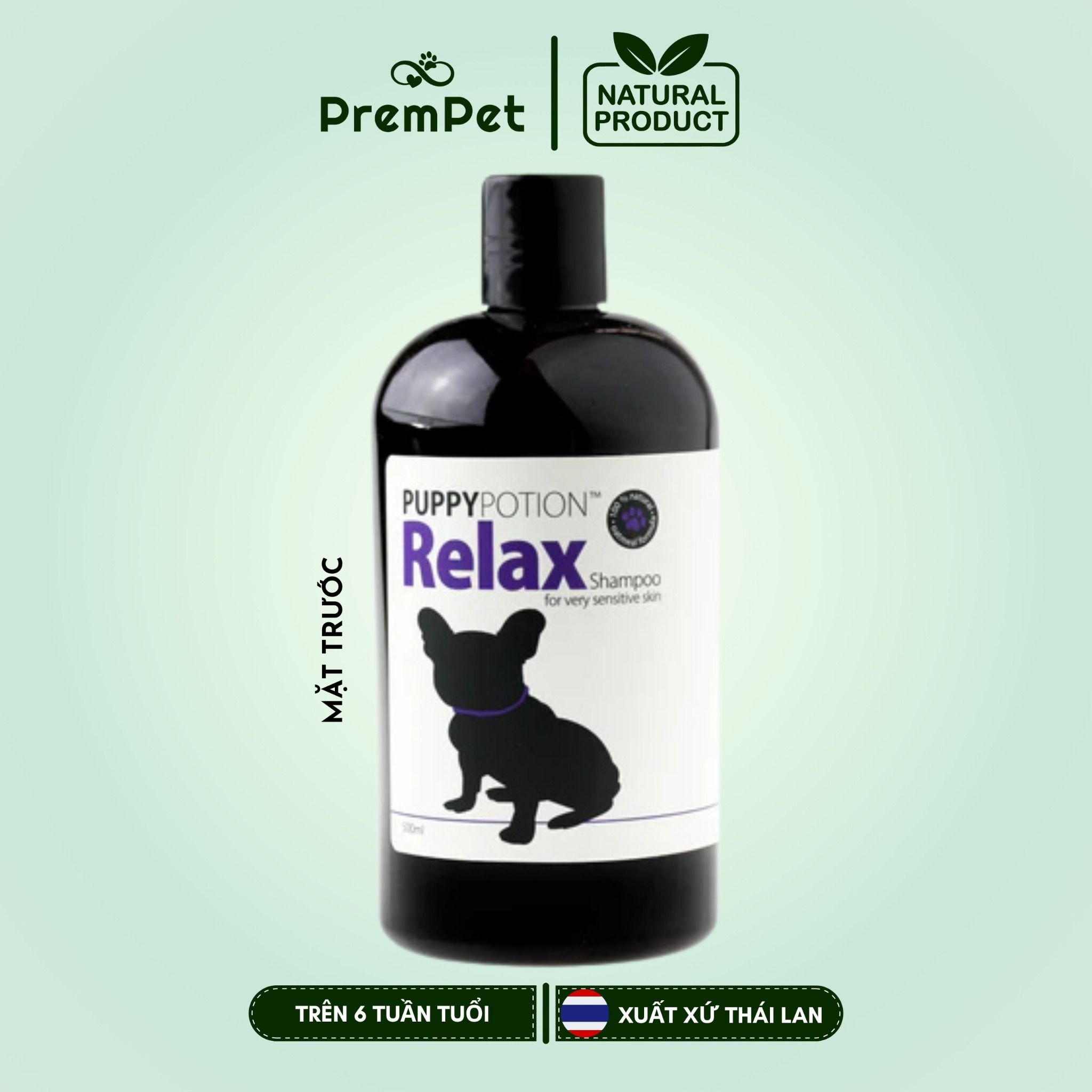  Dầu Gội - PuppyPotion Relax - Hương Hoa Cúc Xanh Đức - Mang Lại Cảm Giác Thư Giãn - cho Chó - Chai 500ml [NATURAL] 