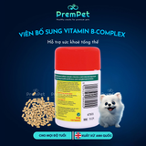  Vitamin Bổ Sung - Vetzyme - Vitamin B-Complex Hỗ Trợ Sức Khoẻ Toàn diện - cho Chó - Hộp 100 viên 