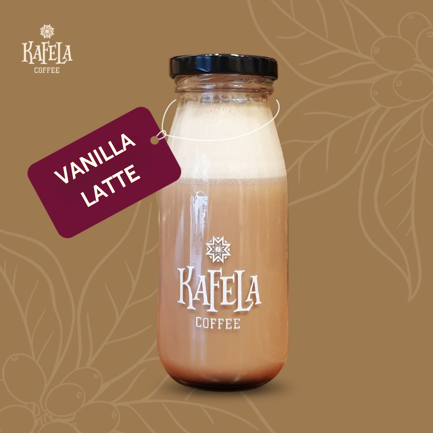 #3 Cà phê Vanilla Latte - Chai 250ml 