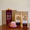 Bộ quà tặng 2 cà phê Espresso 100% Arabica + Ly gốm