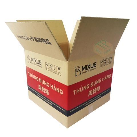  Thùng carton đóng hàng 5 lớp in flexo 46x45x40 TT01 