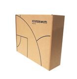  Hộp nắp gài có in flexo 24x20x7cm 