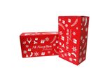  Hộp nắp gài có in flexo 25x15x5cm 