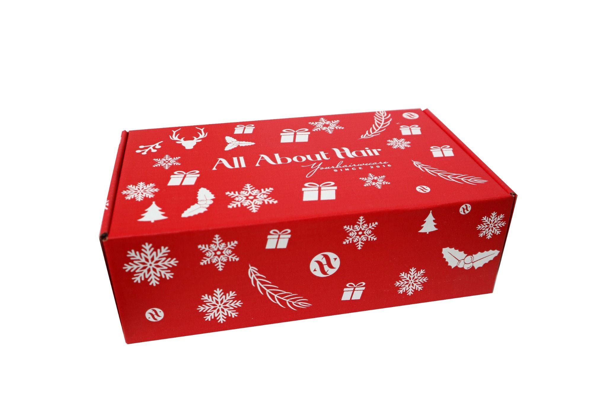  Hộp nắp gài có in flexo 25x15x5cm 