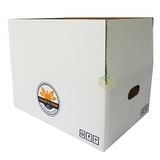  Thùng carton đóng hàng 7 lớp in flexo 50x35x22ccm đục lỗ tay cầm 